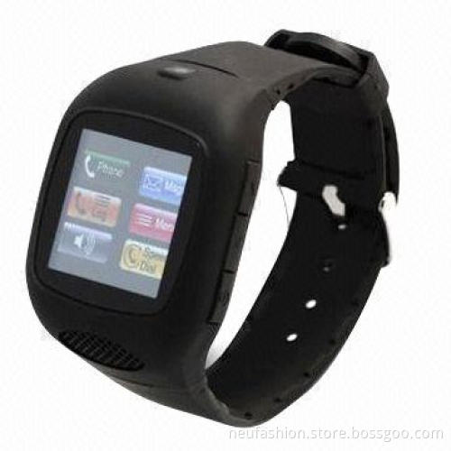 2012 GPS Touchscreen Watch Phone, Supports Built-in Bluetooth, and T-Flash Card Up to 32GB Memory